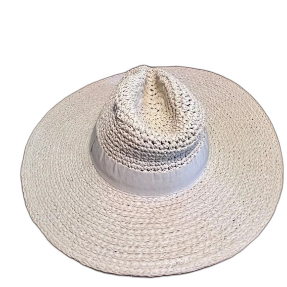 Wide Brimmed Paper Hat - Picture 6 of 8